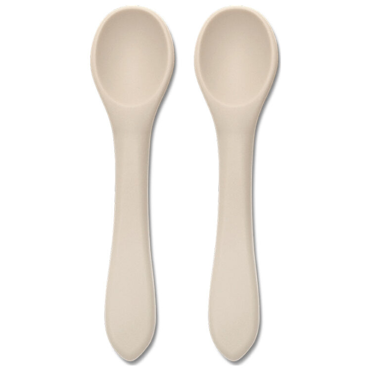 Κουτάλια σιλικόνης σετ 2 τεμάχια, Lorelli Beige 10230690005