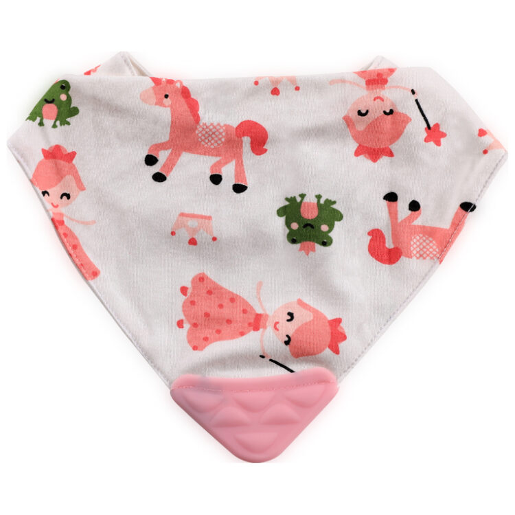 Σαλιάρα με μασητικό, Lorelli Bandana Girl, Fairy Tale, 10260170001