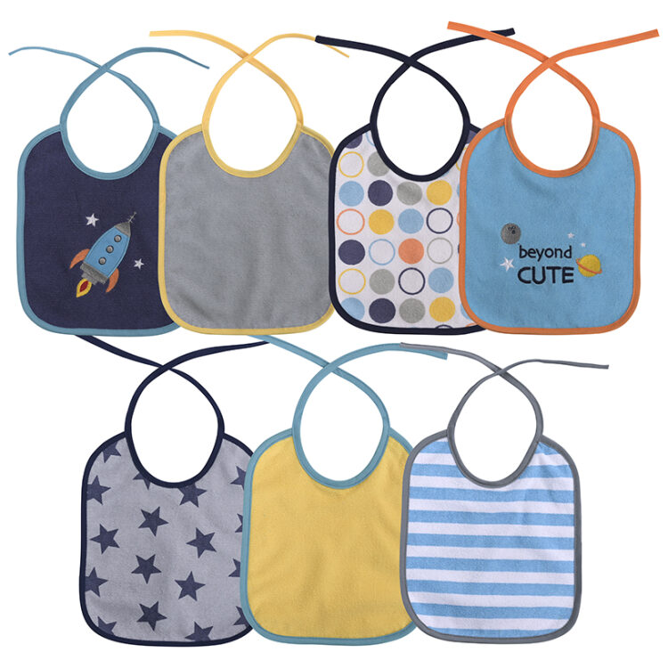 Σαλιάρες σετ 7 τμχ, με κορδόνι, Lorelli Boy 10260200002