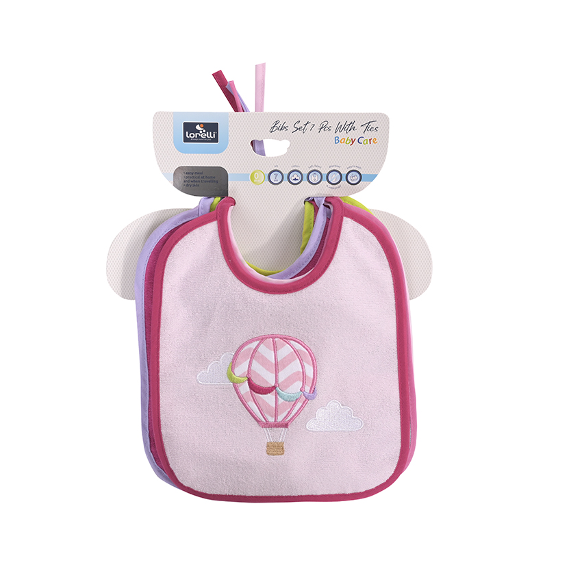 Σαλιάρες σετ 7 τμχ, με κορδόνι, Lorelli Girl 10260200003 - Image 9