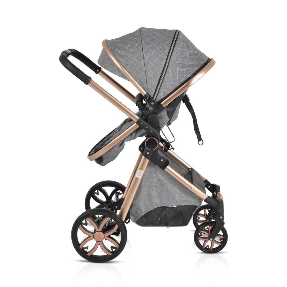 Πολυκαρότσι Moni Alma 2 in 1 Dark Grey - Image 4