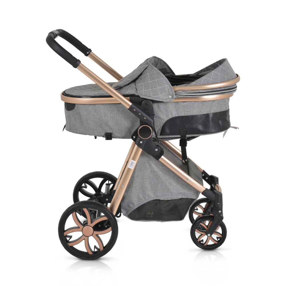 Πολυκαρότσι Moni Alma 2 in 1 Dark Grey - Image 3