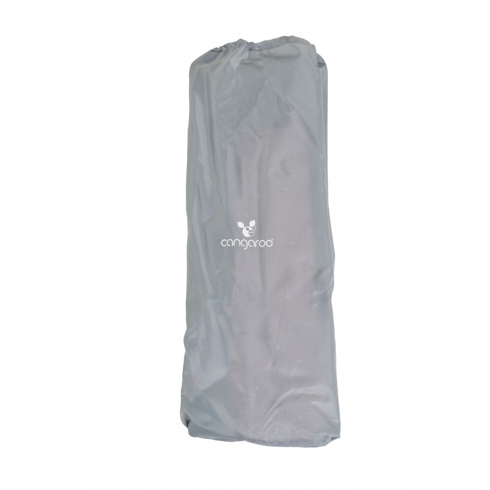 Προστατευτικό κάγκελο κρεβατιού Cangaroo, Linen Grey 130cm - Image 3