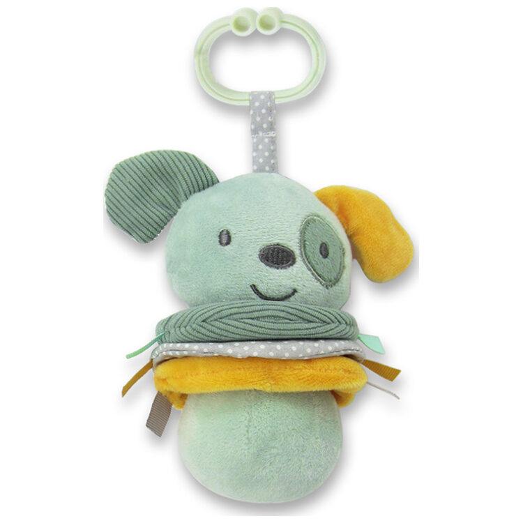 Κρεμαστό παιχνίδι με δόνηση Lorelli Dog Green Natural 10191390009