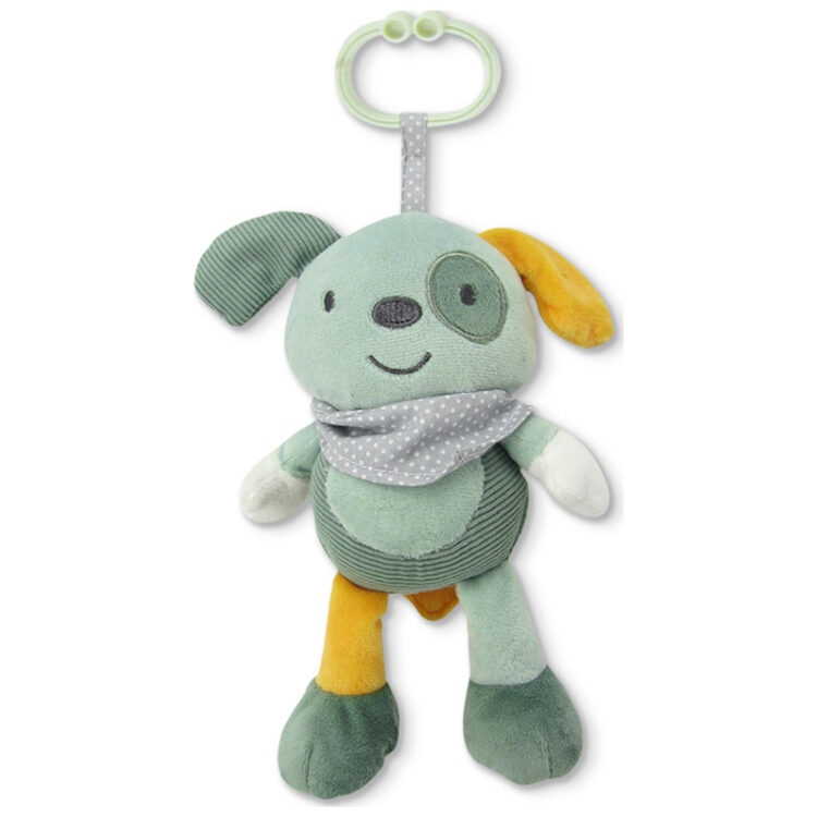 Κρεμαστό μουσικό παιχνίδι Lorelli Dog Green Natural 10191440009