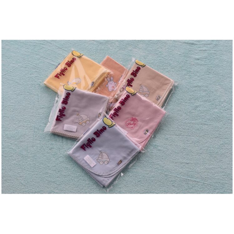 Πάνα φανέλα χρωματιστή με κέντημα και ρέλι Figlio Bino 35-12