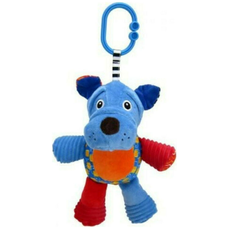 Κρεμαστό παιχνίδι με μουσική Lorelli Dog Blue 10191440004