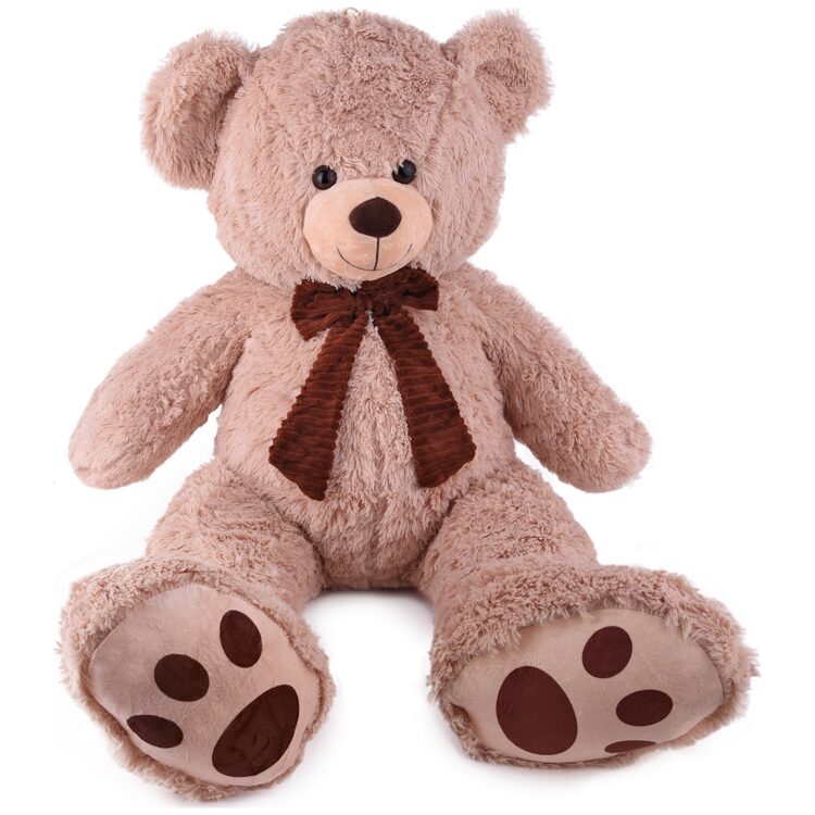 Λούτρινο παιχνίδι Bear with Ribbon, Beige 100cm 043143