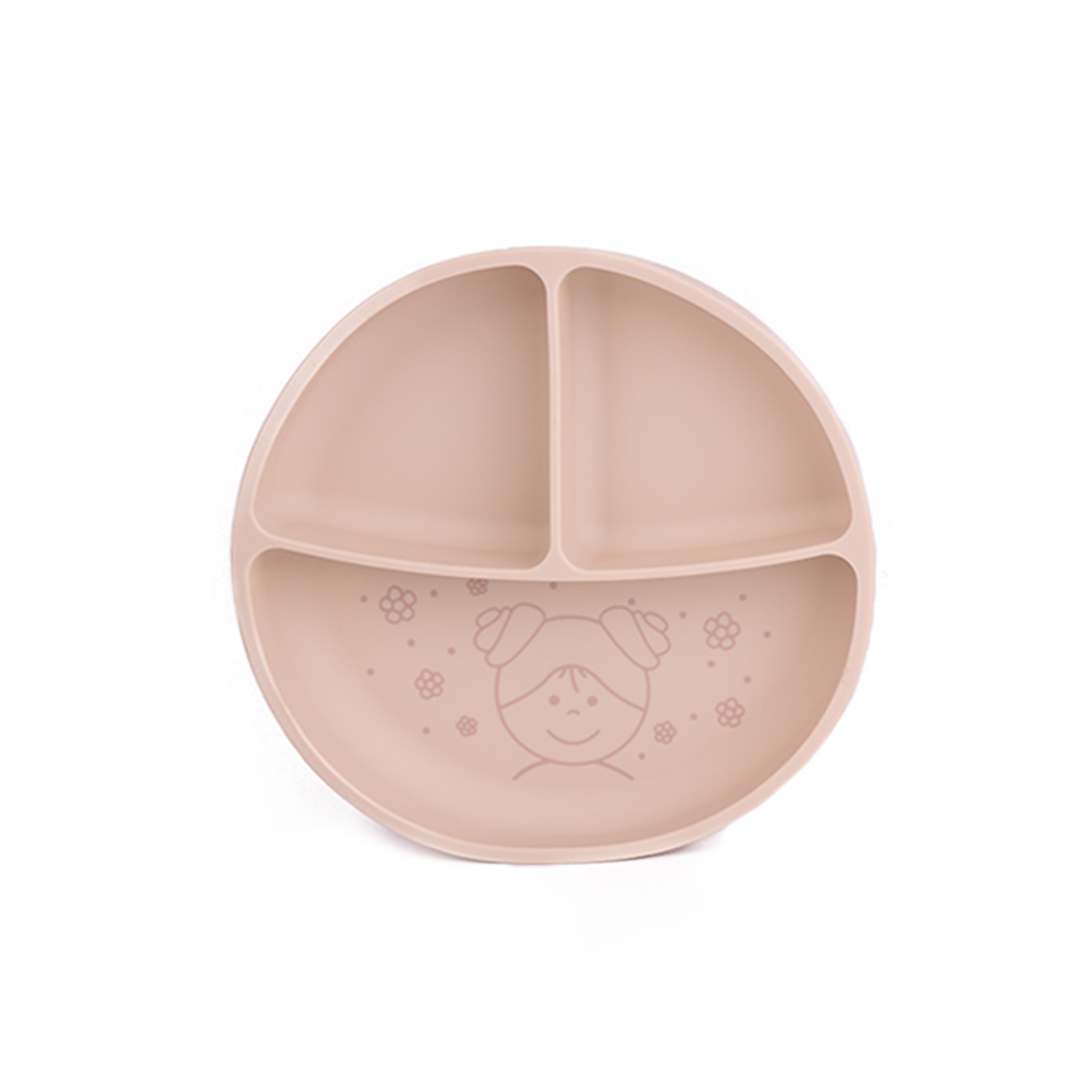 Πιάτο σιλικόνης Doll Beige 097009