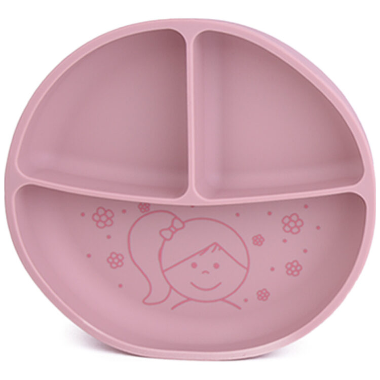 Πιάτο σιλικόνης Doll Pink 097068