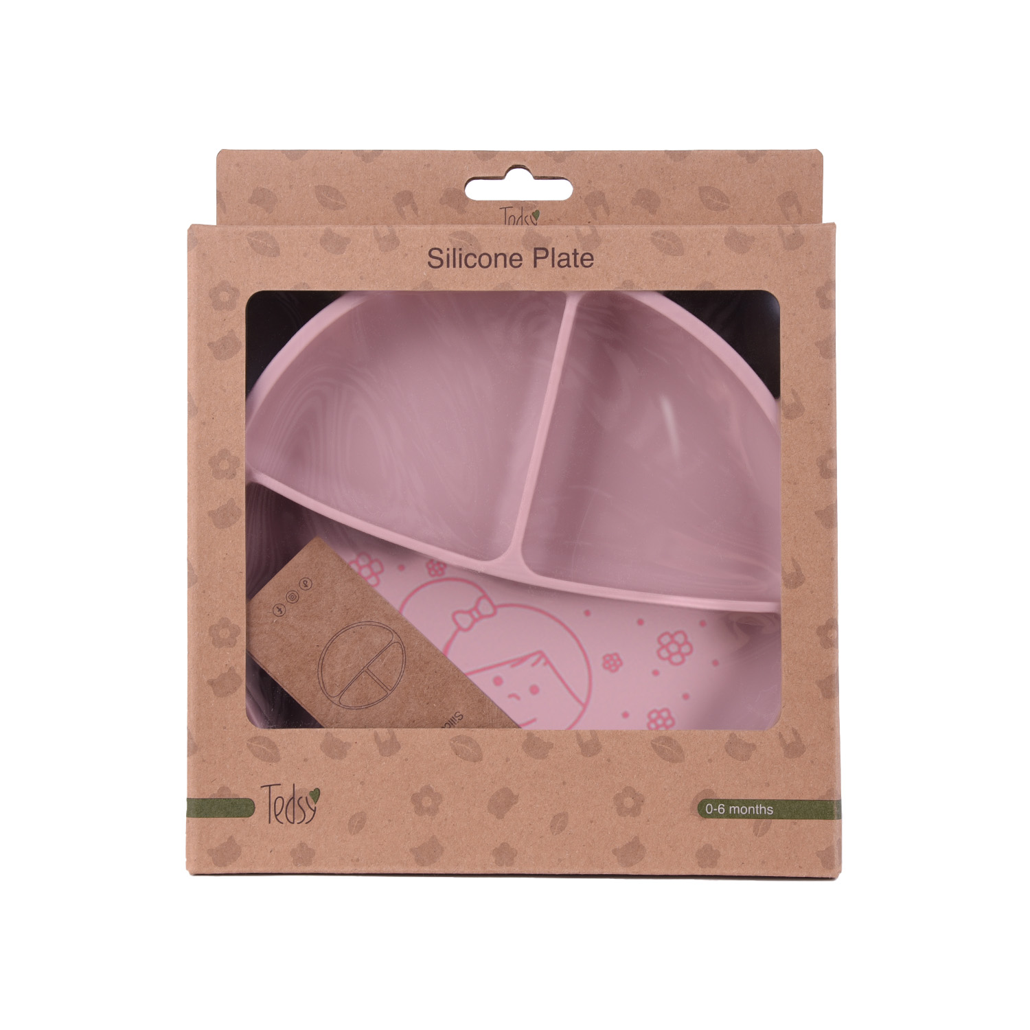 Πιάτο σιλικόνης Doll Pink 097068 - Image 2