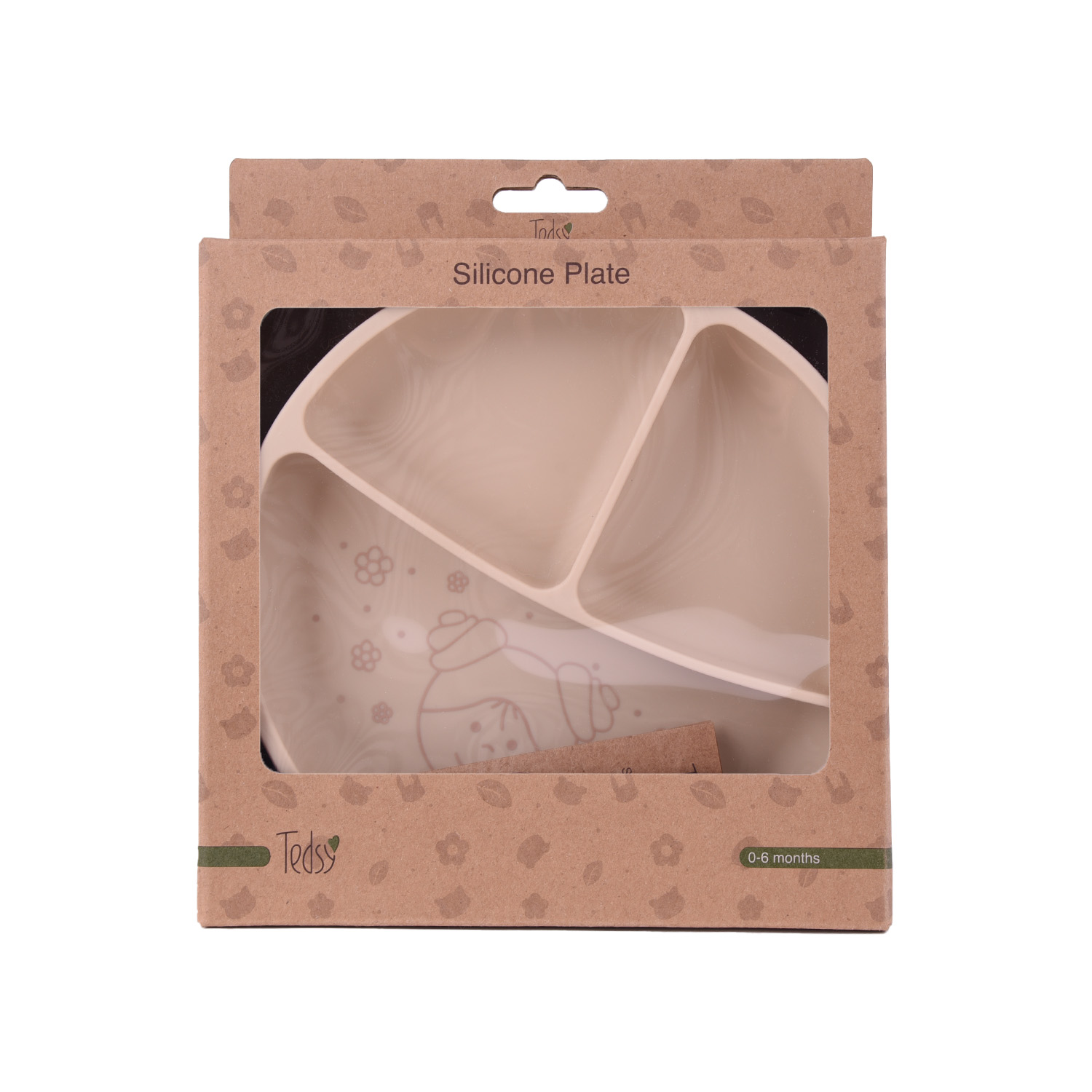 Πιάτο σιλικόνης Doll Beige 097009 - Image 2