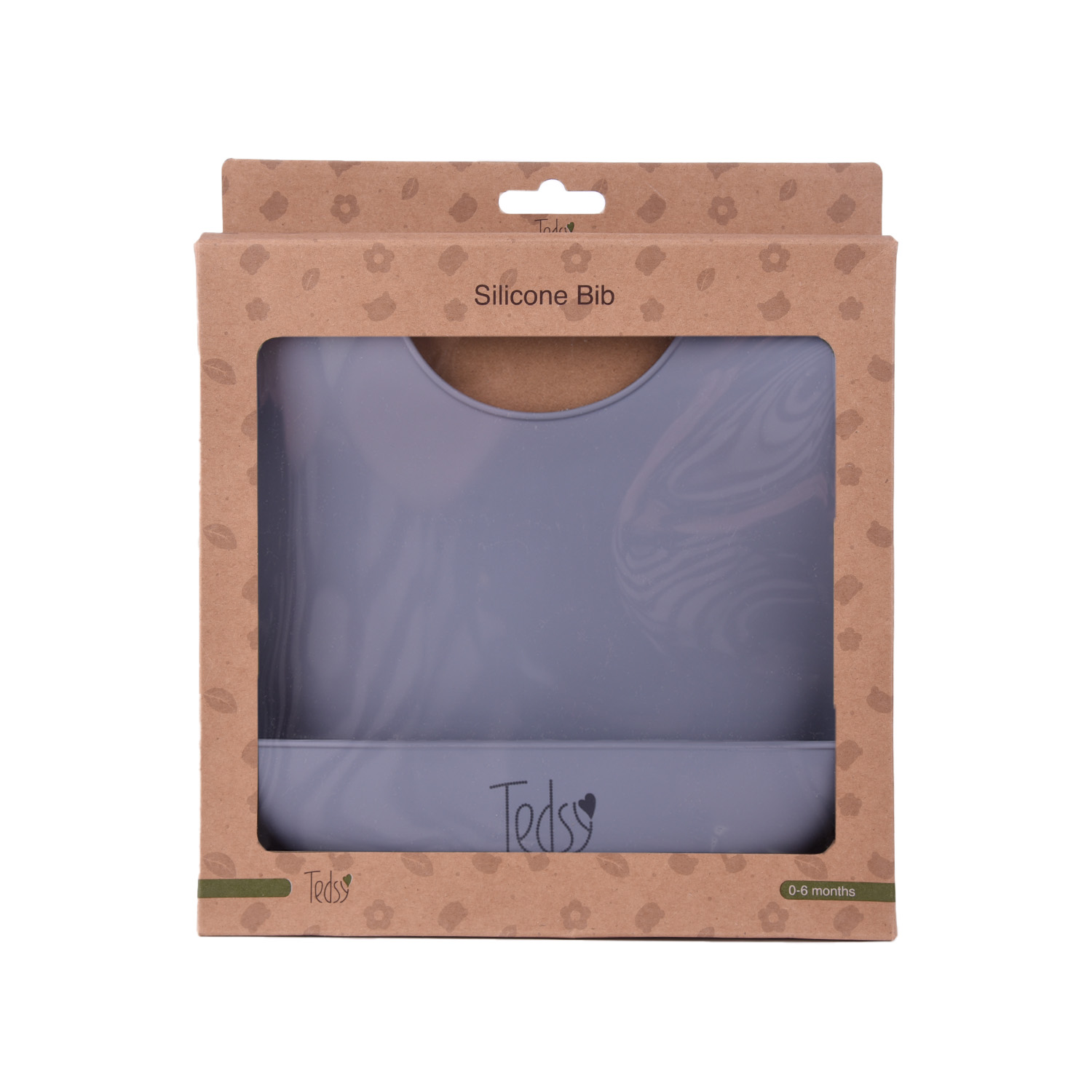 Σαλιάρα σιλικόνης Grey Blue 097057 - Image 2