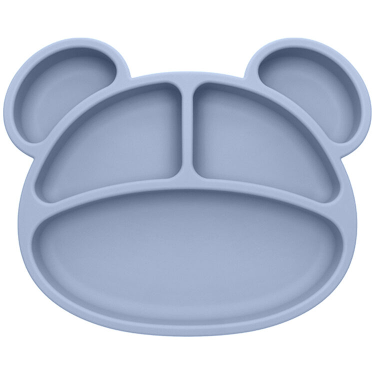 Πιάτο σιλικόνης με αυτιά, Blue 097086