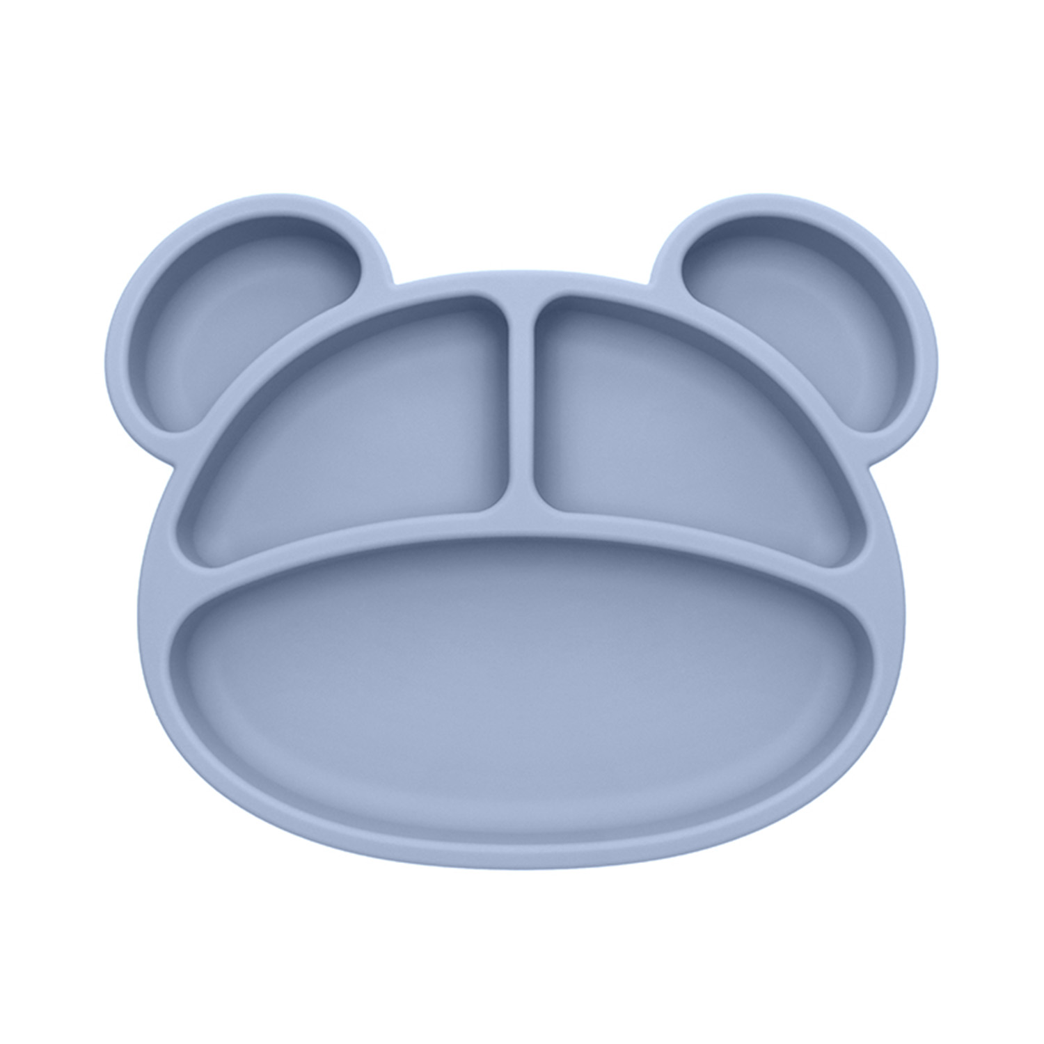 Πιάτο σιλικόνης με αυτιά, Blue 097086