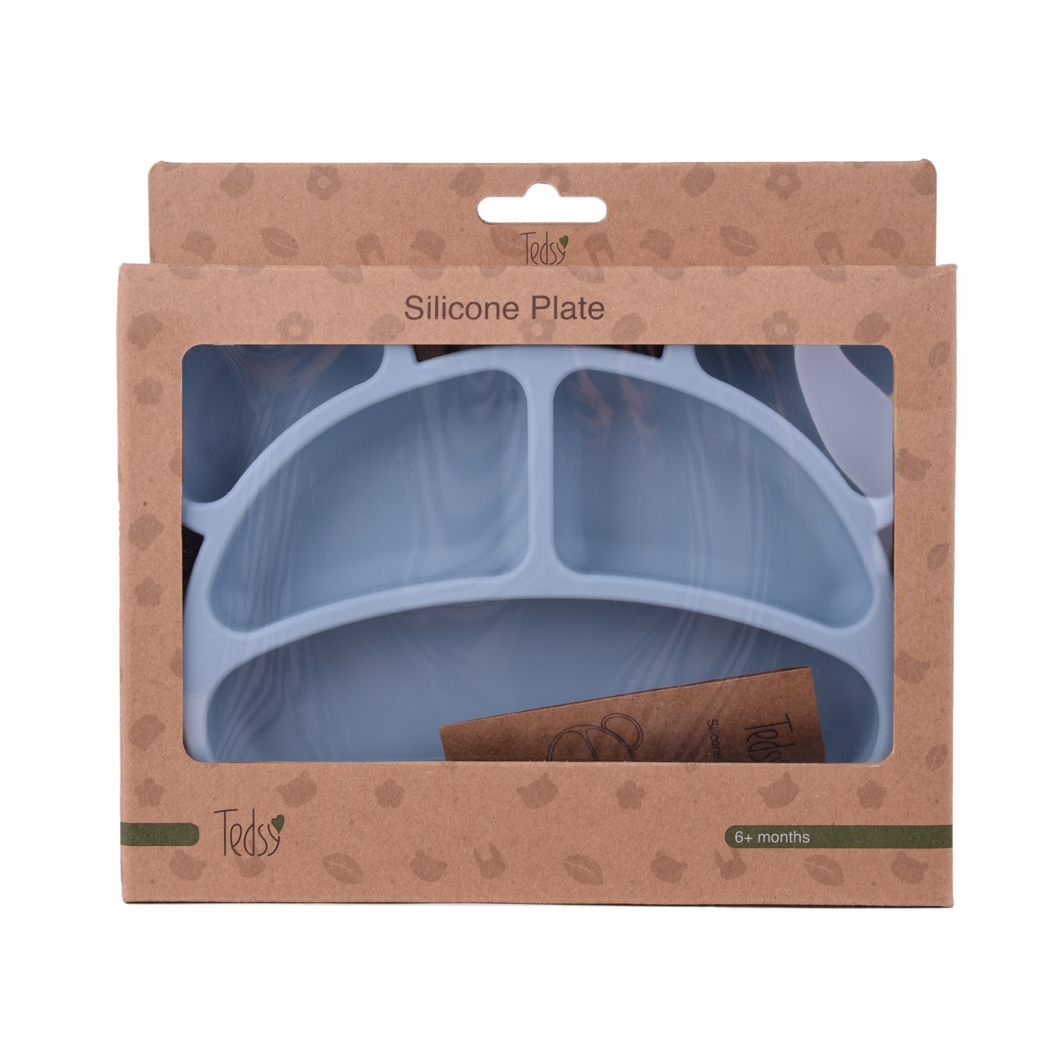 Πιάτο σιλικόνης με αυτιά, Blue 097086 - Image 2