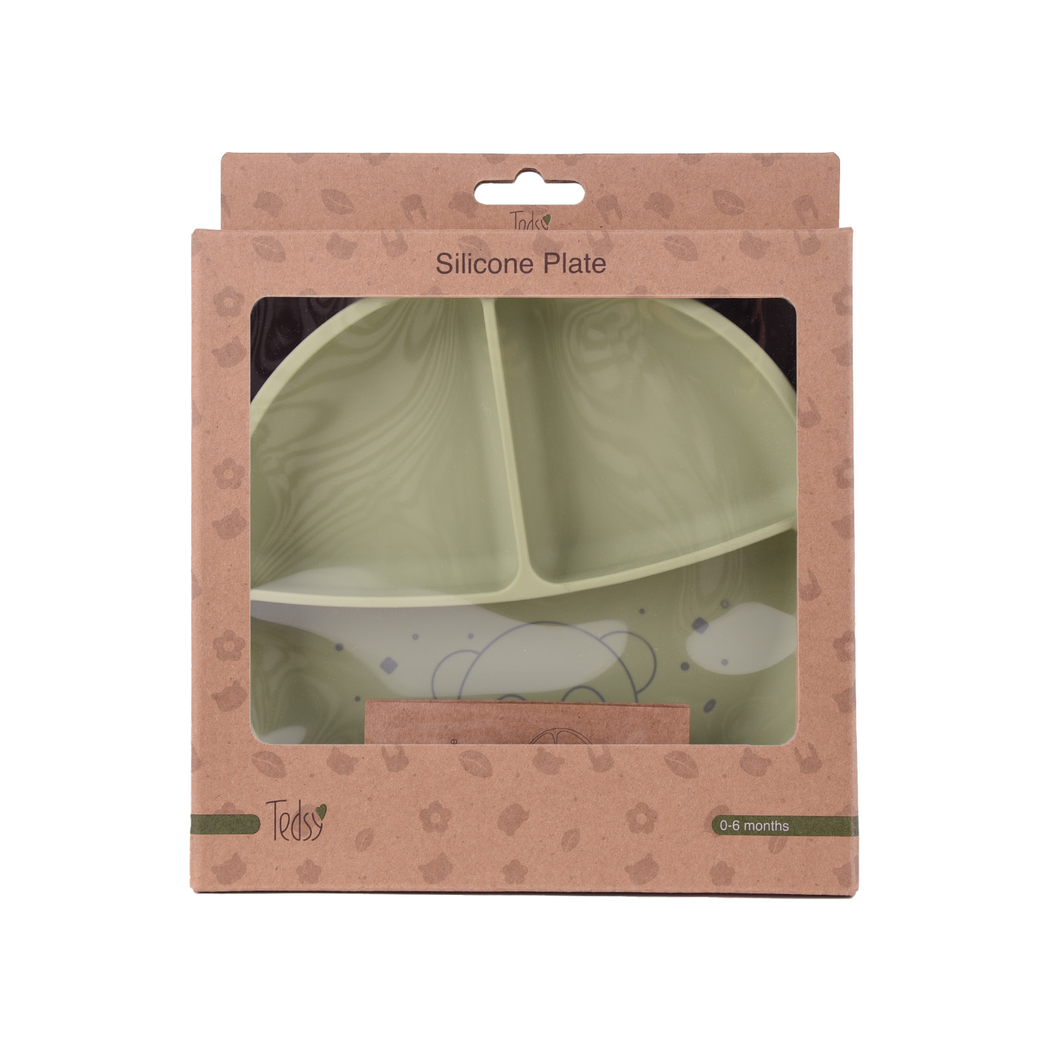 Πιάτο σιλικόνης Panda Green 097099 - Image 2