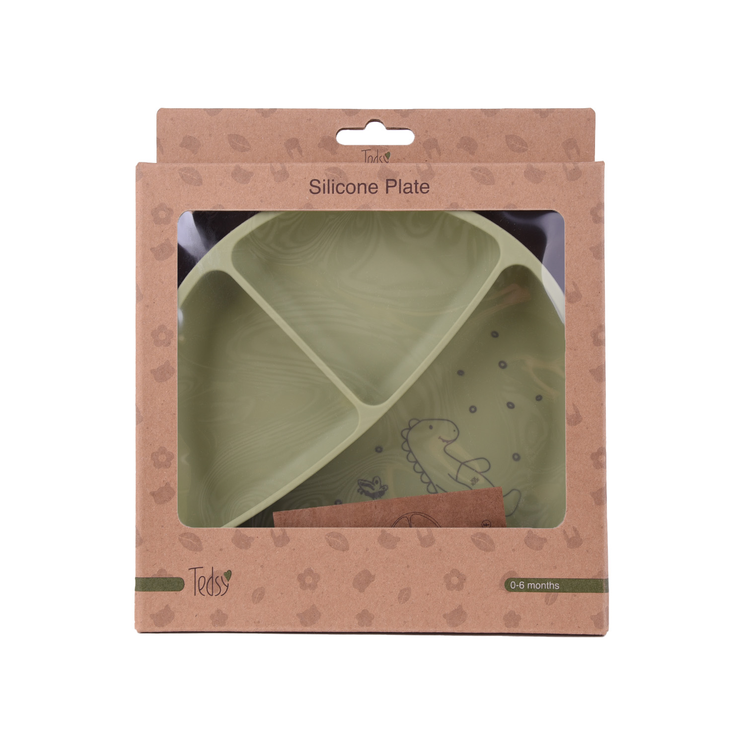 Πιάτο σιλικόνης Dino Green 097059 - Image 2