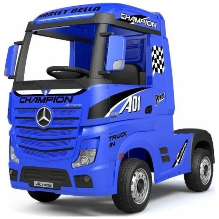 Ηλεκτροκίνητο παιδικό αυτοκίνητο-φορτηγό Mercedes Benz Actros 12V Original Μπλε