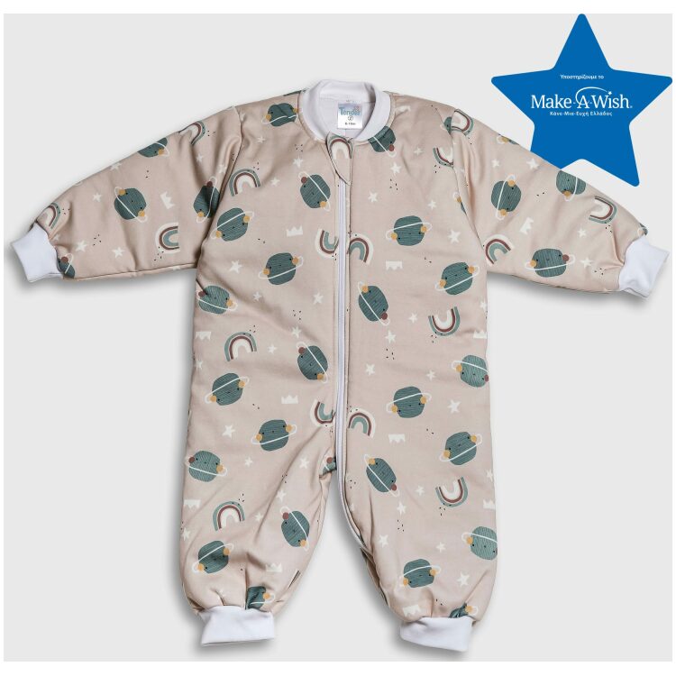 Υπνόσακος Tender Classic 2.5 tog Wish Planets Εκρού 2704-1