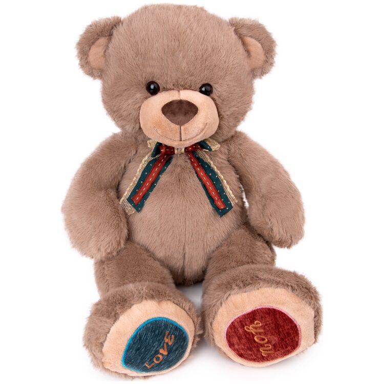 Λούτρινο παιχνίδι Bear with Ribbon - Brown, 60cm 073132