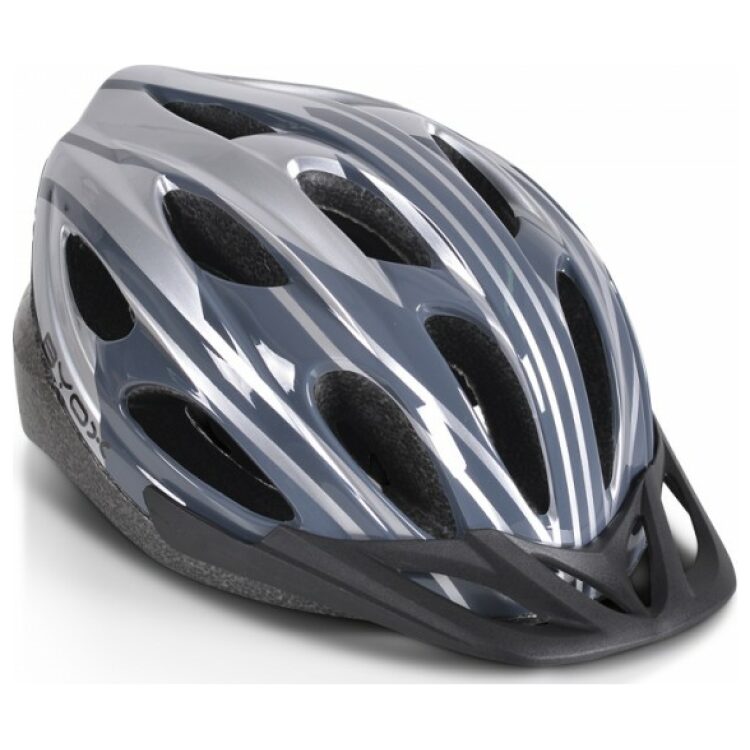 Κράνος με φωτάκι Led, Byox Y02 Grey M 54-58cm