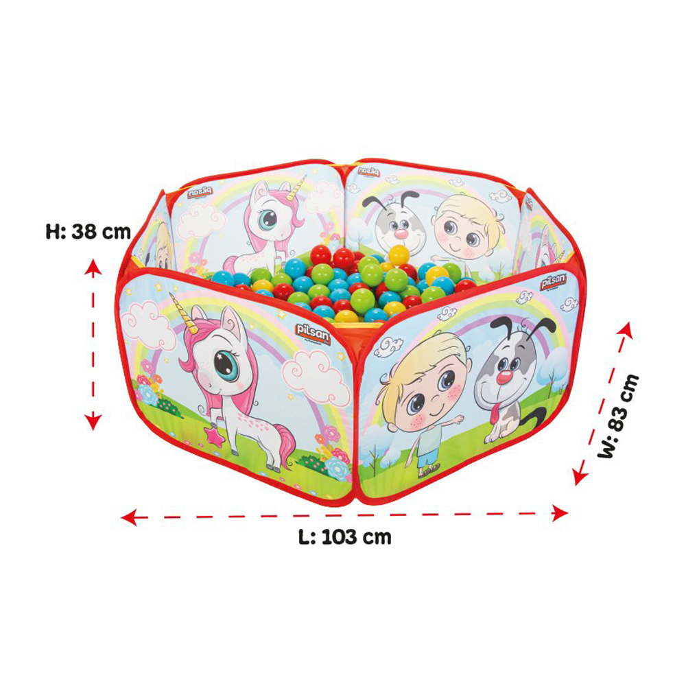 Πτυσσόμενη πισίνα με μπάλες Pilsan 06413 - Image 2