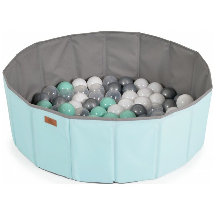 Πτυσσόμενη πισίνα με μπάλες παιχνιδιού (90 μπάλες) Moni Mint