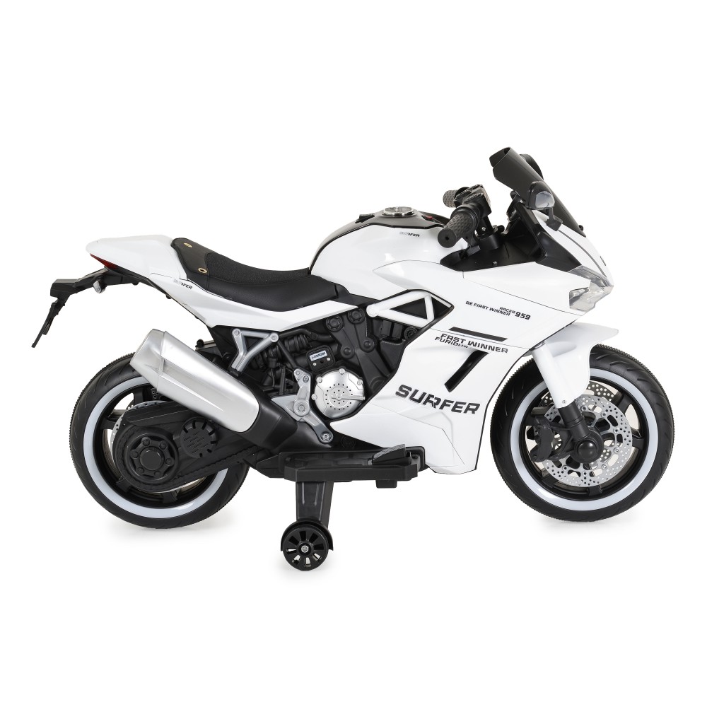 Ηλεκτροκίνητη παιδική μηχανή 12V Bo Surfer White - Image 3