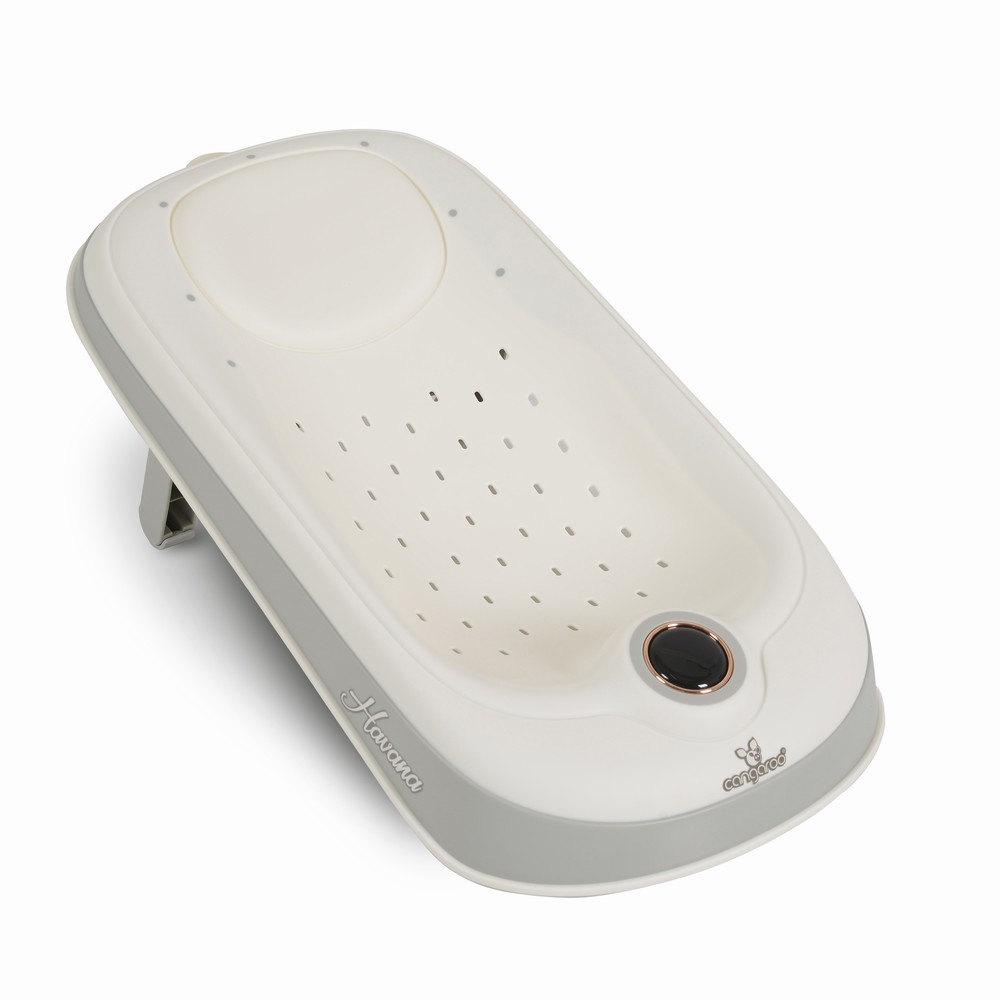 Αντιολισθητική βάση μπάνιου με θερμόμετρο, Cangaroo Havana White