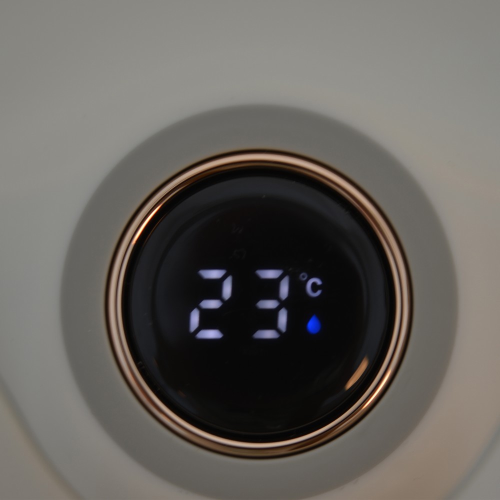 Αντιολισθητική βάση μπάνιου με θερμόμετρο, Cangaroo Havana White - Image 3