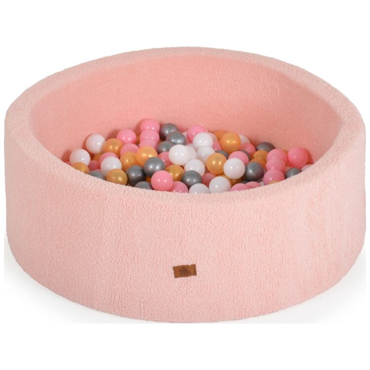 Μαλακή πισίνα με 200 μπάλες Moni Boucle Pink