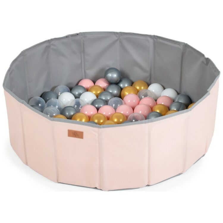 Πτυσσόμενη πισίνα με μπάλες παιχνιδιού (90 μπάλες) Moni Pink