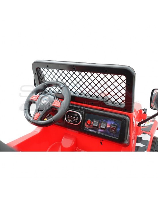 Ηλεκτροκίνητο παιδικό αυτοκίνητο Skorpion JEEP Wrangler 12V Κόκκινο - 5247061K - Image 7