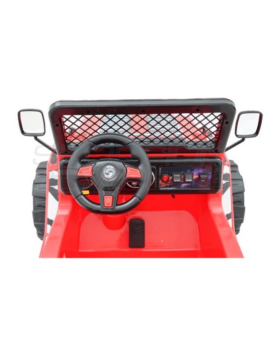 Ηλεκτροκίνητο παιδικό αυτοκίνητο Skorpion JEEP Wrangler 12V Κόκκινο - 5247061K - Image 6