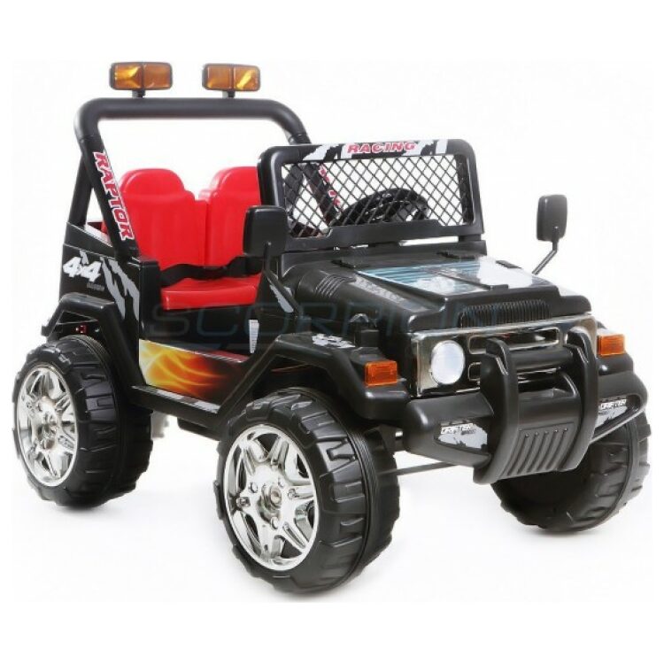 Ηλεκτροκίνητο παιδικό αυτοκίνητο Skorpion JEEP Wrangler 12V Μαύρο - 5247061M
