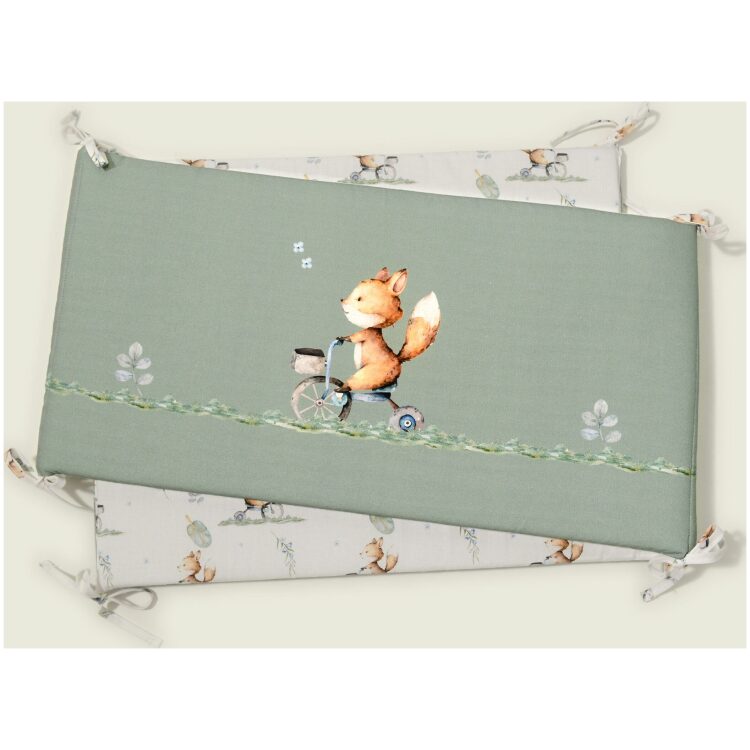 Πάντα Διπλής Όψης 34×210 Oliver Baby Des.423 Μέντα