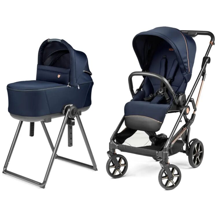 Σύστημα μεταφοράς 2 σε 1, Peg Perego Vivace με Port Bebe Culla Belvedere, Blue Shine