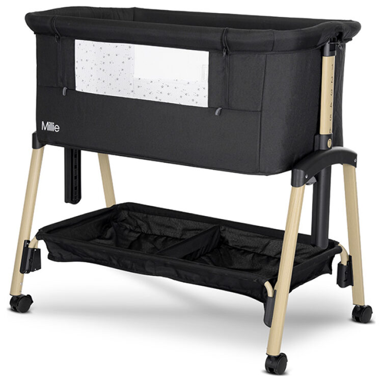 Λίκνο Lorelli Millie Black Wooden effect 10080732601