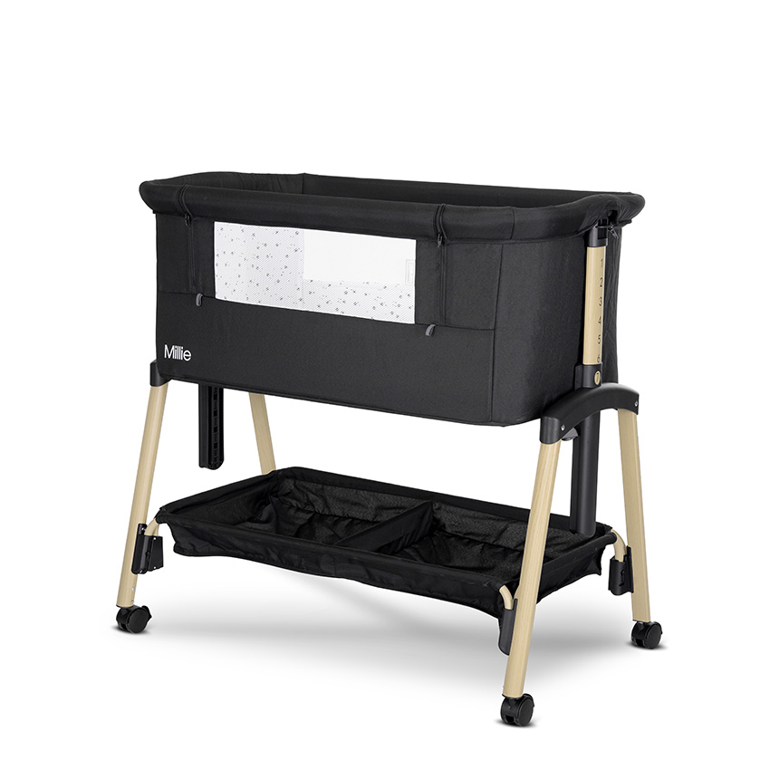 Λίκνο Lorelli Millie Black Wooden effect 10080732601