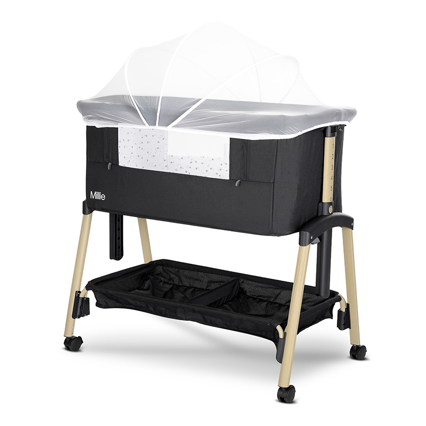 Λίκνο Lorelli Millie Black Wooden effect 10080732601 - Image 2