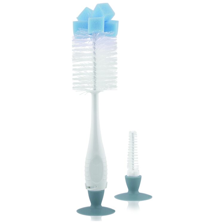 Βούρτσα καθαρισμού μπιμπερό και θηλών με βεντούζα, Lorelli B1886 Moonlight Blue 10240240006