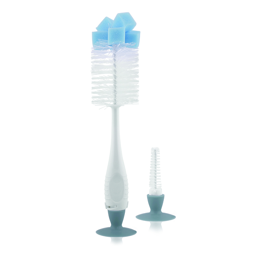 Βούρτσα καθαρισμού μπιμπερό και θηλών με βεντούζα, Lorelli B1886 Moonlight Blue 10240240006