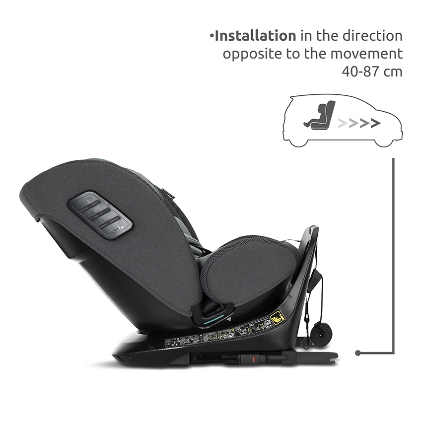 Κάθισμα αυτοκινήτου Lorelli Monza Isofix 360 i-size 40-150cm Grey 10072022506 - Image 13