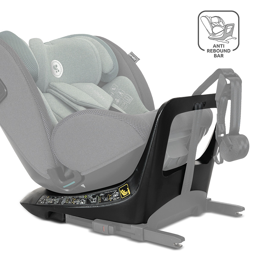 Κάθισμα αυτοκινήτου Lorelli Monza Isofix 360 i-size 40-150cm Grey 10072022506 - Image 4