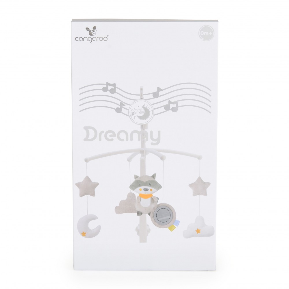 Μουσικό περιστρεφόμενο παιχνίδι κρεβατιού Cangaroo Dreamy Orange TT801 - Image 3