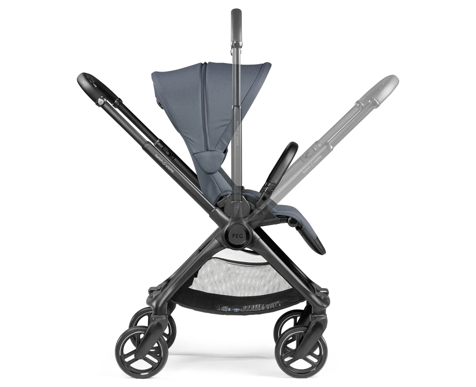 Καρότσι Peg Perego Switch Nordic Blue - Image 2