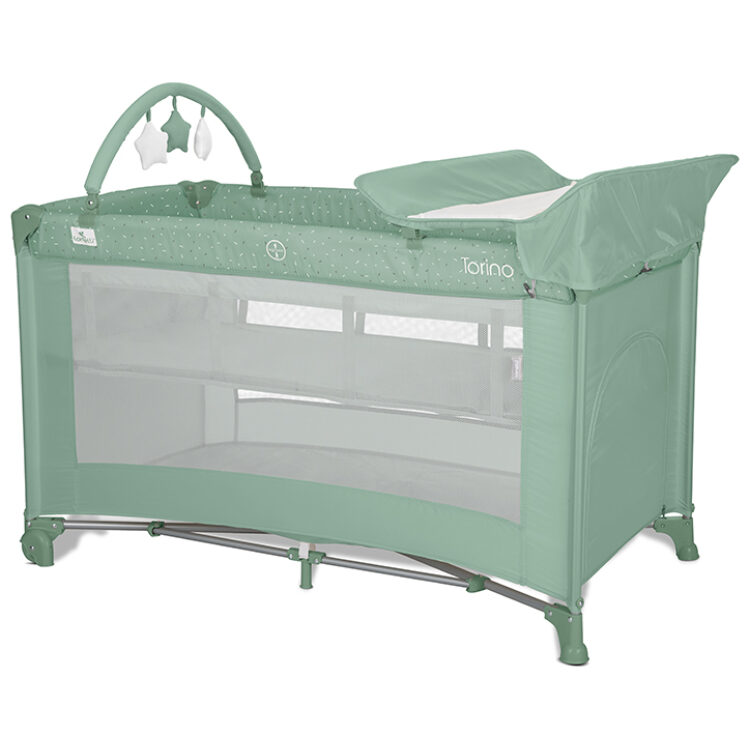Παρκοκρέβατο Lorelli Torino 2 Layers Plus Green 10080472605