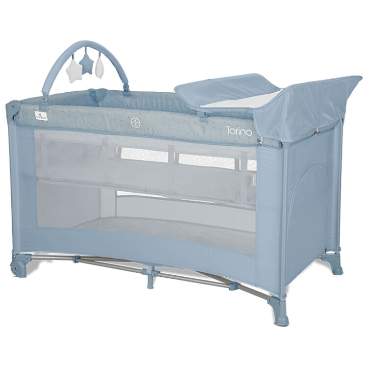 Παρκοκρέβατο Lorelli Torino 2 Layers Plus Blue 10080472607