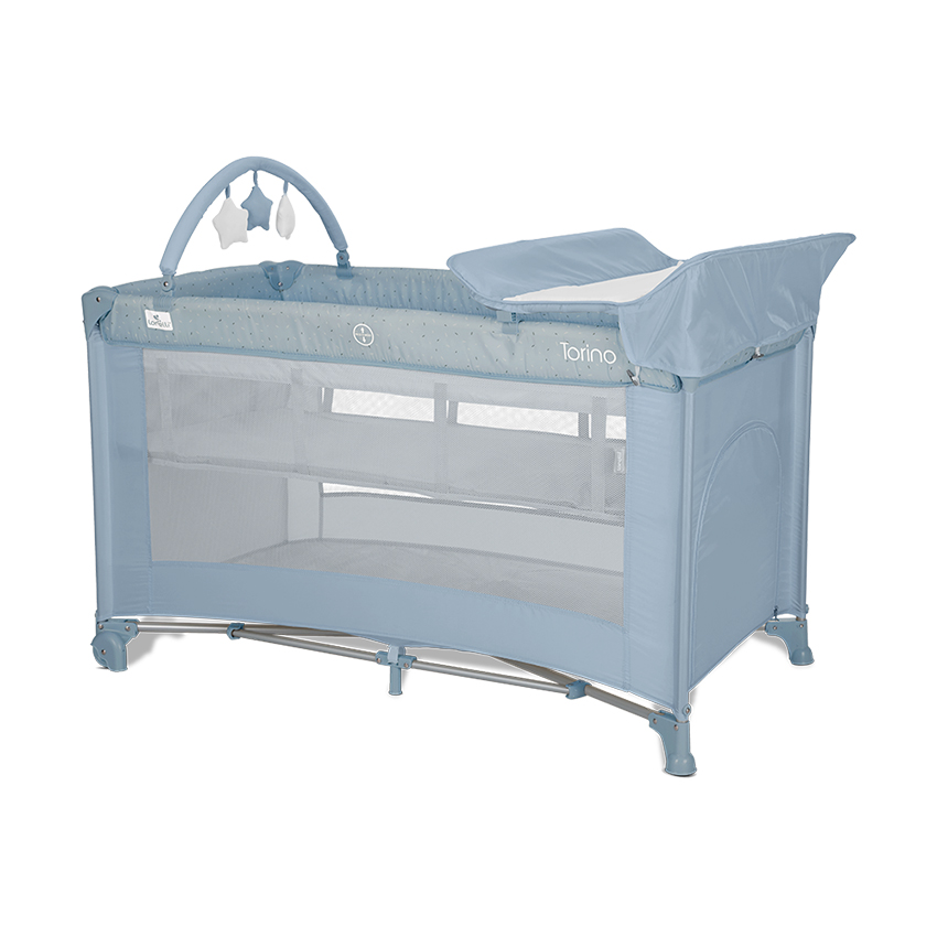 Παρκοκρέβατο Lorelli Torino 2 Layers Plus Blue 10080472607